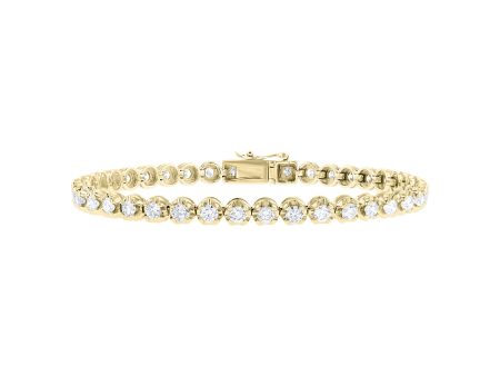 Endless Diamond Tennis Bracelet 4ct on Sale