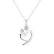 Hold Me Mommy Diamond Heart Necklace Online Hot Sale