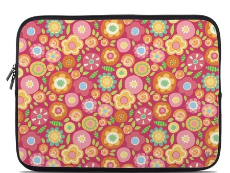 Squished Flowers Tablet Sleeve Discount