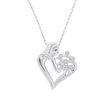 I Love You Mommy Six Diamond Necklace Online Hot Sale