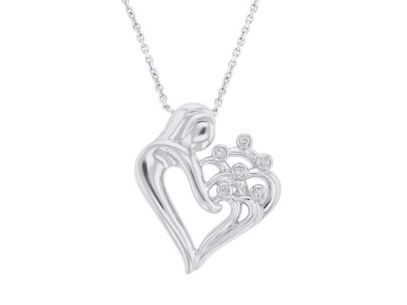 I Love You Mommy Six Diamond Necklace Online Hot Sale