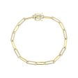 Shaula Paper Clip Pave Diamond Link Bracelet Online now