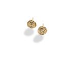 Rose Stud Earring 14K Yellow Gold- small on Sale