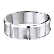 Concave Block 7mm Wedding Ring Online Sale