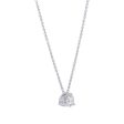 Naked Solitaire Diamond Necklace 1 2ct Fashion