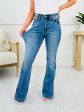 Judy Blue Something To See Side Slit Bootcut Jeans Hot on Sale