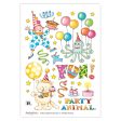 Party Time Sticker Sheet Supply