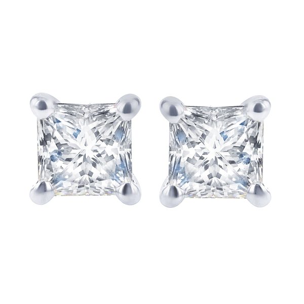 Exclusive Princess Diamond Stud Earrings 3 8ct Online