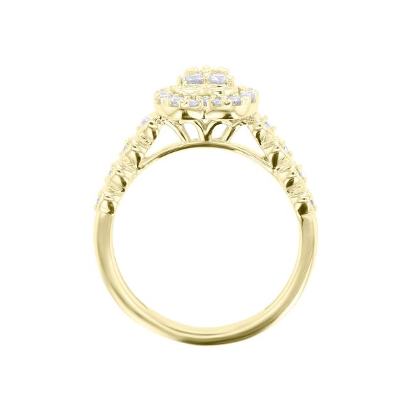 Mila Heart Diamond Ring Hot on Sale