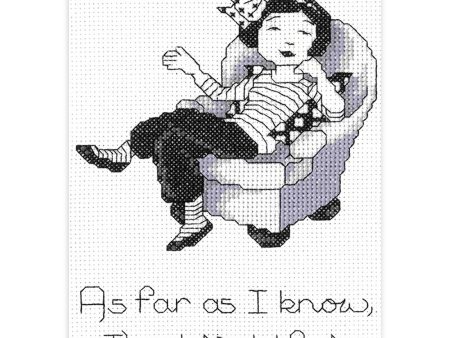 I m Delightful Counted Cross Stitch Kit Hot on Sale