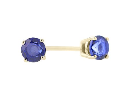 Majestic Blue Sapphire Stud Earrings 5 8ct Online now