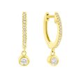 River Diamond Drop Earrings Supply