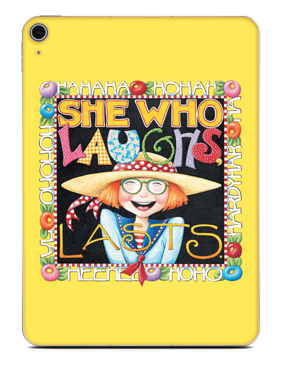 She Who Laughs Tablet Skin Hot on Sale