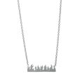 Elements Fire Sterling Silver Bar Necklace Fashion