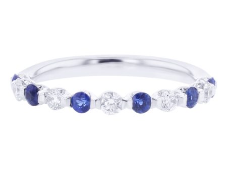 Mazarine Sapphire and Diamond Ring on Sale