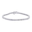 Silver Mirage Diamond Tennis Bracelet 1ct For Sale