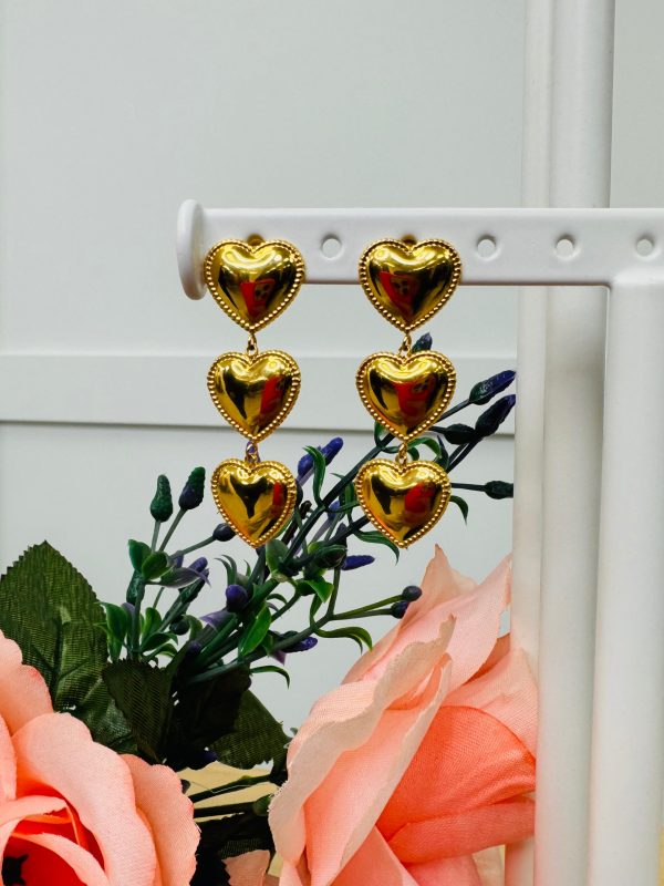 Sweetheart Sparkle Heart Earrings Online