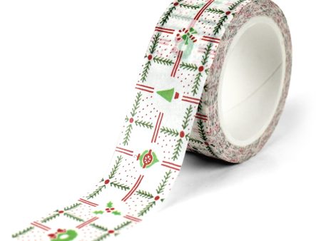 Fir Branch White Washi Tape Online