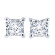 Princess Bella Diamond Stud Earrings 1 2ct Cheap