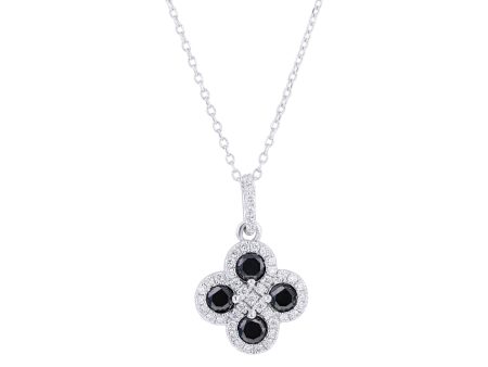 Fortune Black & White Diamond Necklace Sale