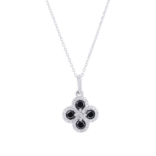 Fortune Black & White Diamond Necklace Sale