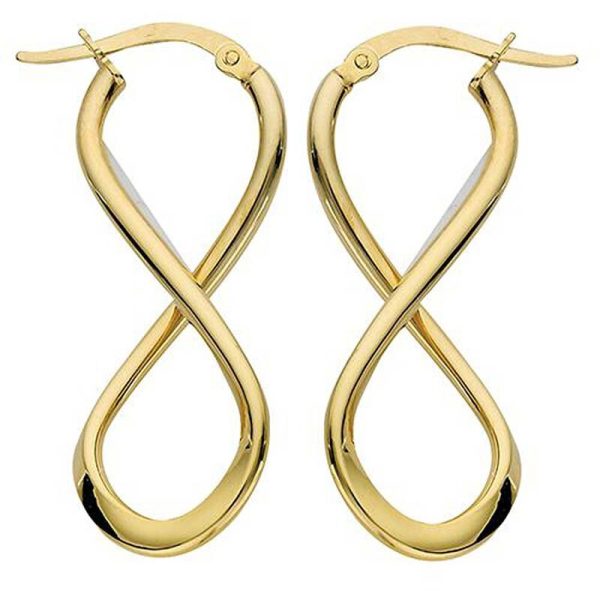 Gold Infinity Hoops For Cheap