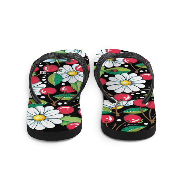 Cherry Daisy Flip-Flops For Sale