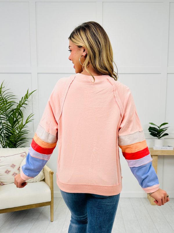 Prism Perfection Pullover In Lt Coral Online Hot Sale