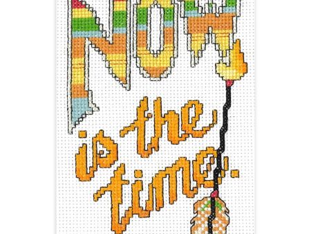 Now Time Counted Cross Stitch Leaflet For Cheap