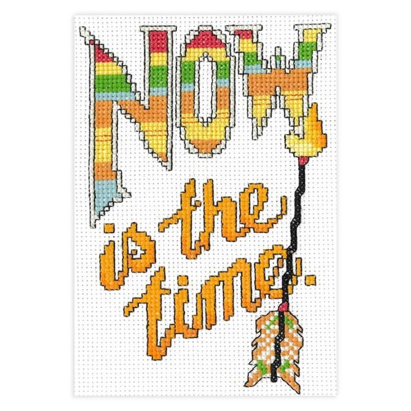 Now Time Counted Cross Stitch Leaflet For Cheap