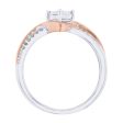 Bypass Princess Mirage Ready for Love Diamond Engagement Ring Hot on Sale