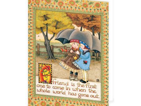 Friend is First Greeting Card Cheap