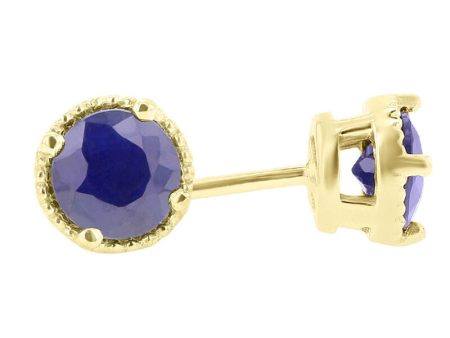 Ellie Blue Sapphire Stud Earrings 5 8ct Sale