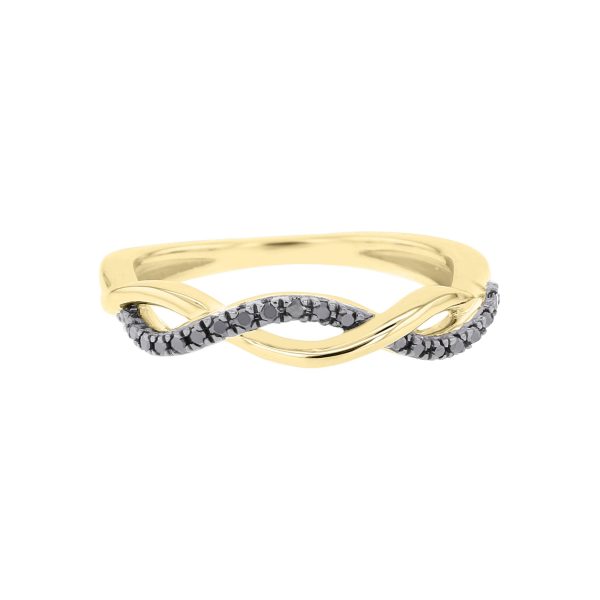 Izzie Stackable Black Diamond Ring Online Sale