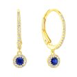 Simply Sapphire Diamond Earrings For Discount