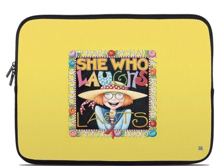 She Who Laughs Tablet Sleeve For Cheap