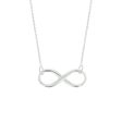 Silver Infinity Necklace Hot on Sale