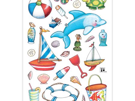 Beachy Sticker Sheet Sale