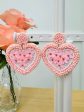 Blushing Heart Earrings Discount