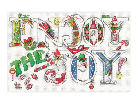 Enjoy the Joy Counted Cross Stitch Leaflet Sale