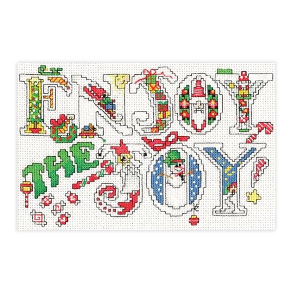 Enjoy the Joy Counted Cross Stitch Leaflet Sale