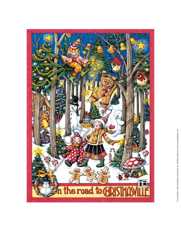 Christmasville Fine Art Print on Sale