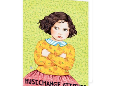 Must Change Attitude Greeting Card Discount