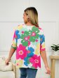 REG CURVY Retro Petals Top Discount