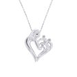 I Love You Mommy Four Diamond Necklace Fashion