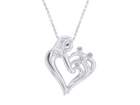 I Love You Mommy Four Diamond Necklace Fashion