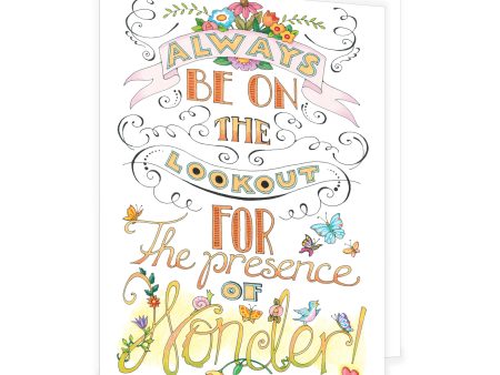 Lookout For Wonder Greeting Card Online Hot Sale