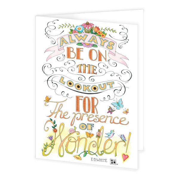 Lookout For Wonder Greeting Card Online Hot Sale