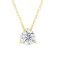 Naked Solitaire Diamond Necklace 3 4ct For Cheap