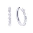 Meadow Diamond Hoop Earrings Cheap